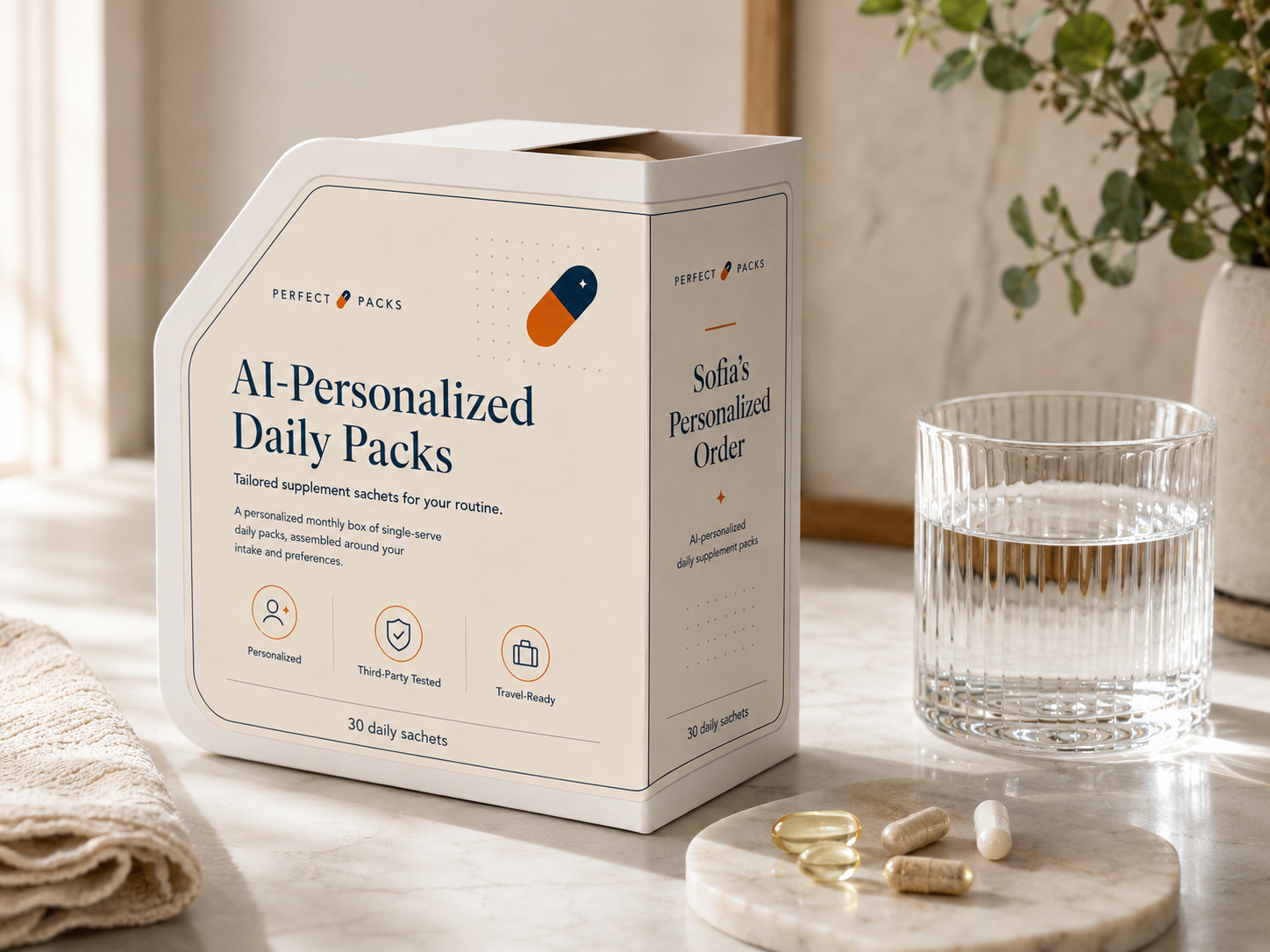 Perfect Packs daily supplement sachets